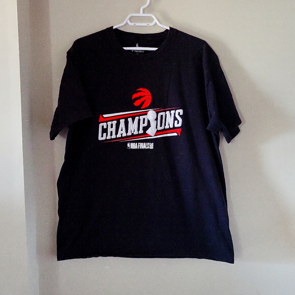 Fanatics Toronto Raptors 2019 NBA Finals Champions Men's XL Black